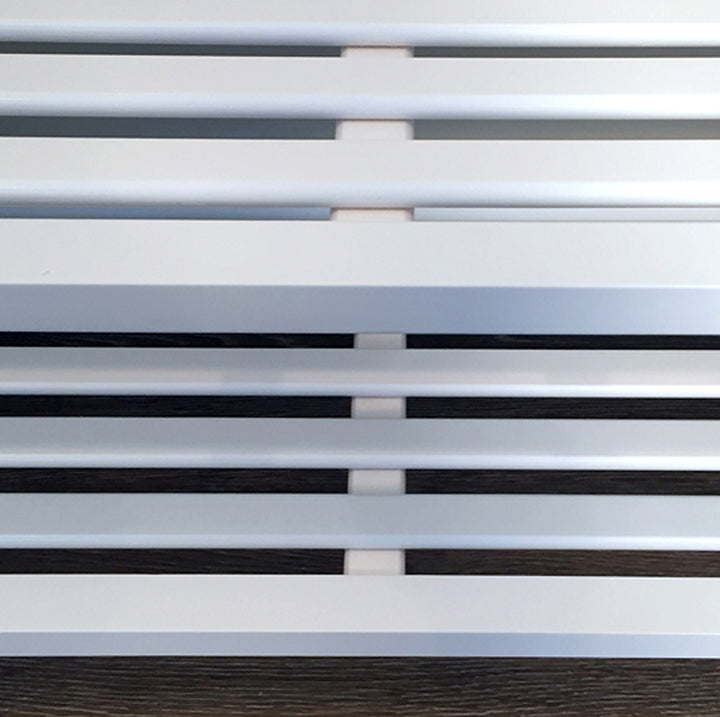 John Louis Home stackable shoe and shelving rack features ventilated shelves